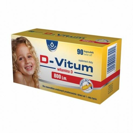 D-Vitum wit.D 800 j.m. 90 kapsułek twist-off