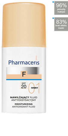 PHARMACERIS F Fluid nawilżający  01 IVORY, 30ml