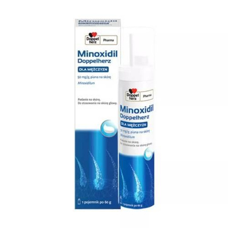 Doppelherz Minoxidil Dla Mężczyzn Pianka Na Skórę Głowy, 60ml