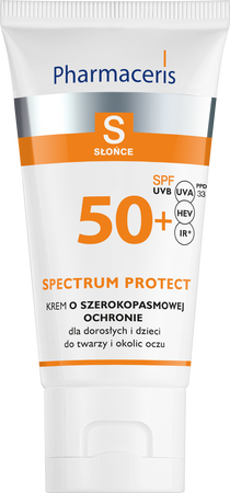 PHARMACERIS S Krem o szerokim spektrum ochrony SPF50+, 50ml