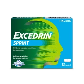 Excedrin Sprint 500 mg 12 tabletek