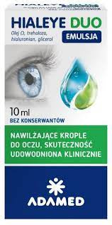 HIALEYE DUO Emulsja krople do oczu 10 ml 