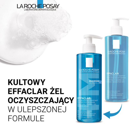 LA ROCHE-POSAY EFFACLAR Żel do skóry tłustej i wrażliwej, 400ml