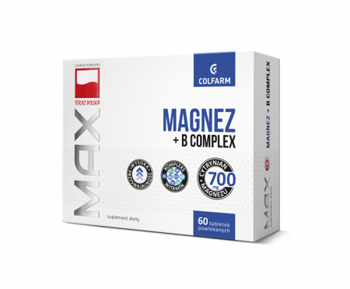 MAGNEZ + B COMPLEX x 60 tabletek