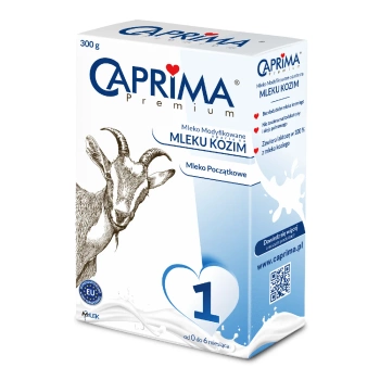 Caprima Premium 1 mleko w proszku początkowe od 0-6 miesiąca życia, 300 g