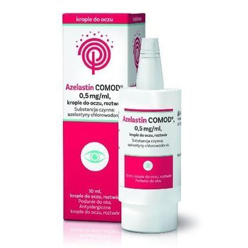 AZELASTIN COMOD Krople do oczu 0,5mg/ml, 10ml 