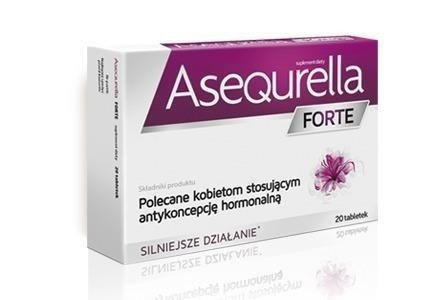 Asequrella FORTE  20 tabletek DATA WAŻNOŚCI 28.02.2025