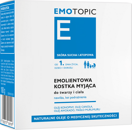  EMOTOPIC Emolientowa kostka myjąca 100g