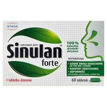 Sinulan Forte 0,45 g, 60 tabletek