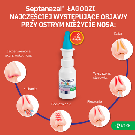 SEPTANAZAL (0,5mg + 50mg)/ml Aerozol do nosa dla dzieci, 10ml