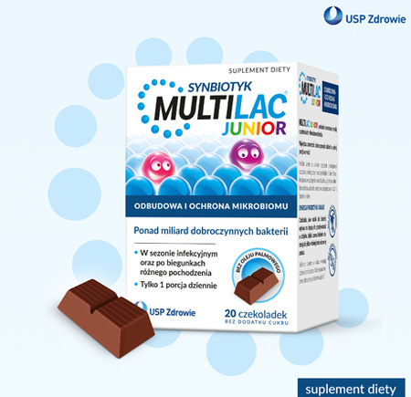 Multilac Junior czekoladka 20 sztuk 