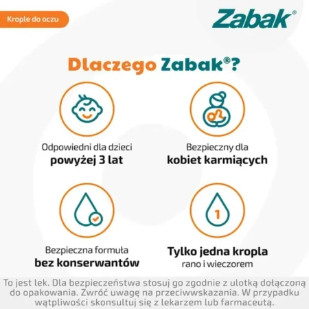 Zabak 0,25 mg/ml, krople do oczu, 5 ml ( Import równoległy) 