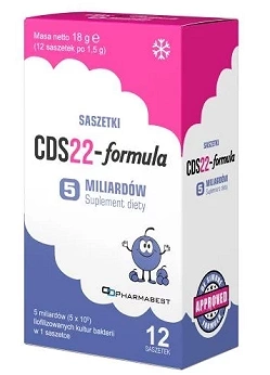 CDS22-formula 5 mld probiotyk, proszek, smak borówkowy, 12 saszetek TYLKO ODBIÓR OSOBISTY