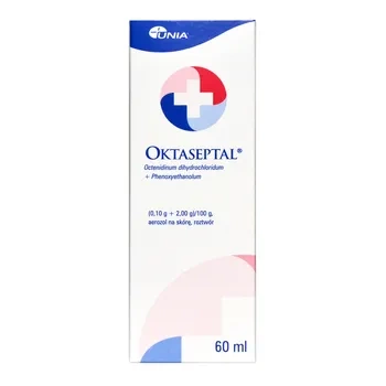 Oktaseptal aerozol na skórę, roztwór 60ml