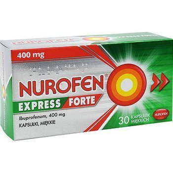 Nurofen Express Forte 400mg x 30 kapsułek