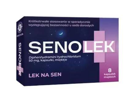 Senolek kapsułki miękkie 50 mg 8 kapsułek