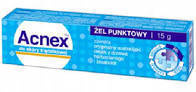 Acnex żel punktowy do skóry trądzikowej 15g DATA WAŻNOŚCI 31.03.2026
