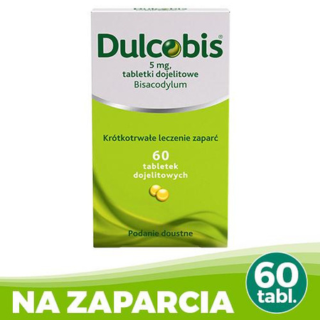 Dulcobis dojelitowe tabletki 60 sztuk 5 mg,
