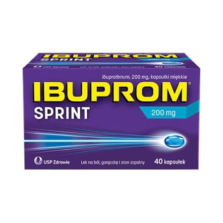 IBUPROM SPRINT CAPS 200 mg x 40 kapsułek