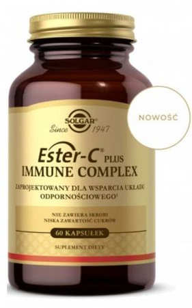 SOLGAR Ester-C plus Immune Complex 60 kapsułek