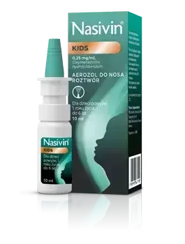 Nasivin kids 0.025% aerozol do nosa 10 ml 