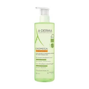 A-Derma Exomega Control Żel Emolient Do Mycia 2w1, 500ml