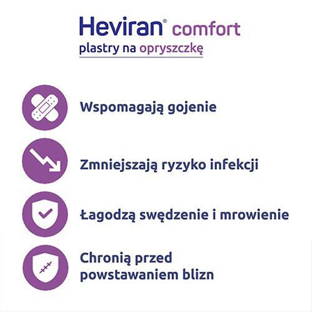 Heviran Comfort Plastry na opryszczkę x 15 sztuk