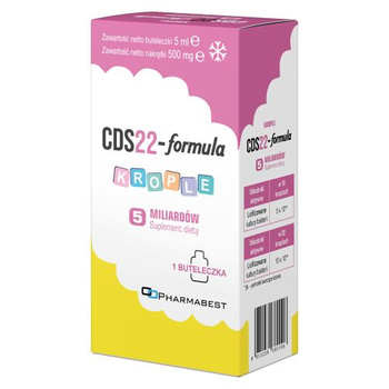 CDS22-formula Krople 5 mld liofilizowanych kultur bakterii, 5 ml (dawniej Vivomixx) TYLKO ODBIÓR OSOBISTY