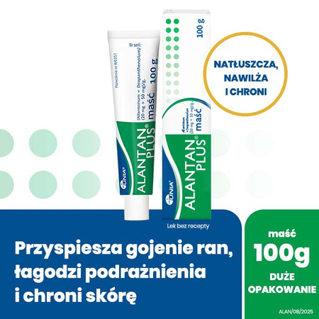Alantan Plus maść (20mg+50mg)/g 100 g