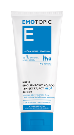 EMOTOPIC Krem emolientowy kojąco-zmiękczający do ciała 200 ml