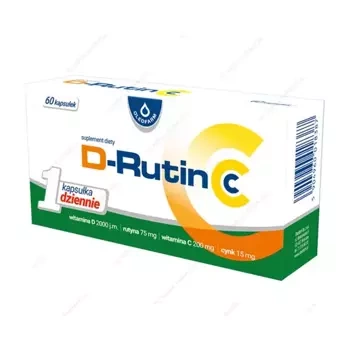 D-Rutin CC - witamina D rutyna 60 kapsułek