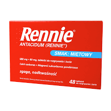 Rennie 24 tabletki do ssania Import równoległy