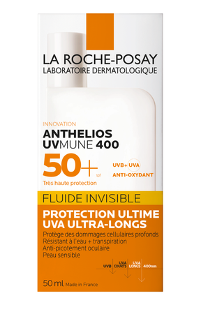 LA ROCHE-POSAY Anthelios Niewidoczny Fluid SPF50+, 50ml DATA WAŻNOŚCI 30.11.2025