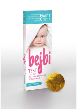 Test BEJBI ciążowy płytkowy Test płytkowy do oznaczania hormonu hCG w moczu 1 sztuka