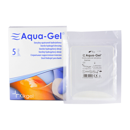 Aqua Gel Sterylny opatrunek hydrożelowy 10x12cm, 1sztuka