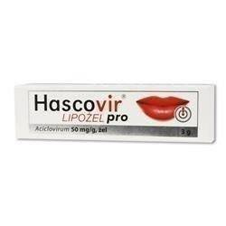 HASCOVIR LIPOŻEL PRO 50 mg/g żel 3g