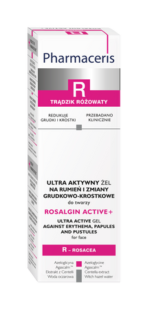 PHARMACERIS R ROSALGIN ACTIVE+ żel  na rumień i zmiany grudkowo-krostkowe 30ml