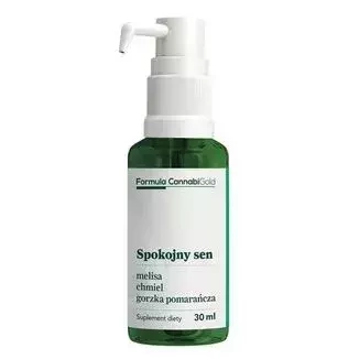 Formula CannabiGold Spokojny sen olej 30ml