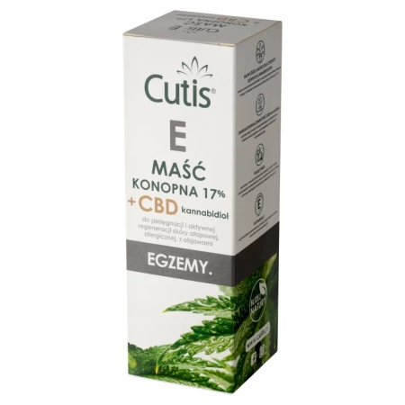 Cutis E EGZEMA maść konopna 17% + CBD kannabidiol 120ml