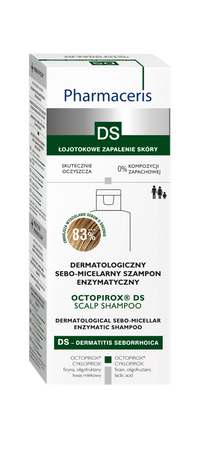 Pharmaceris Ds Octopirox Ds Dermatologiczny Sebo-Micelarny Szampon Enzymatyczny 125 ml