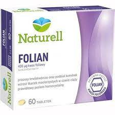 Naturell Folian kwas foliowy - 60 tabletek