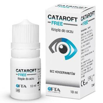 Cataroft Free krople do oczu, 10ml DATA WAŻNOŚCI 31.03.2026
