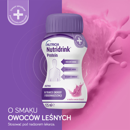 Nutridrink Protein o smaku owoców leśnych 4x125 ml 