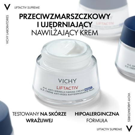VICHY LIFTACTIV SUPREME NUIT Krem ujędrniający na noc 50ml