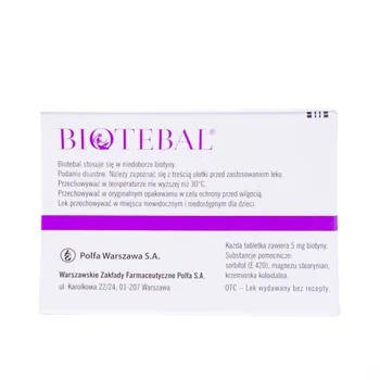 Biotebal 5 mg 30 tabletek