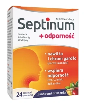 Septinum + Odporność, 24 tabletki do ssania