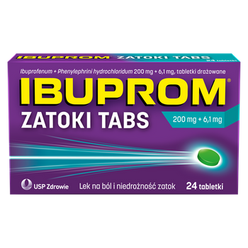 IBUPROM Zatoki Tabs, 24 tabletki