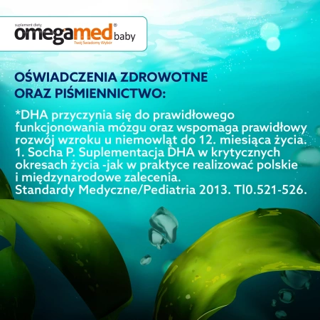 Omegamed Baby kapsułki twist off 30 sztuk DATA WAŻNOŚCI 31.03.2026