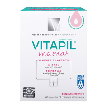 Vitapil mama, 60 kapsułek / wypadanie włosów po ciąży i podczas karmienia piersią