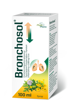 Bronchosol®, (218,0mg+0,989mg)/5ml, syrop 100ml